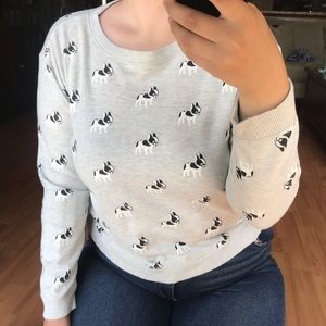 *ADORABLE* DOG PRINT SWEATER